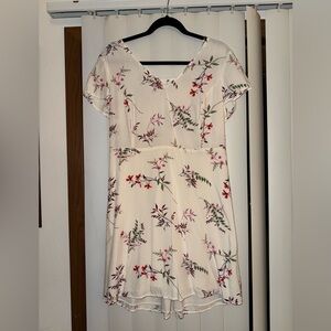 Old Navy Cream Floral Mini Dress